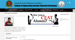 Desktop Screenshot of ceat.uplb.edu.ph