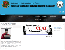 Tablet Screenshot of ceat.uplb.edu.ph