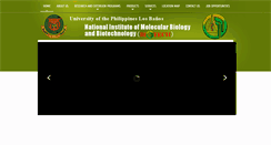 Desktop Screenshot of biotech.uplb.edu.ph