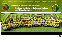 Tablet Screenshot of biotech.uplb.edu.ph