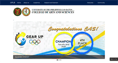 Desktop Screenshot of cas.uplb.edu.ph