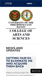 Mobile Screenshot of cas.uplb.edu.ph