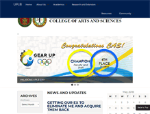 Tablet Screenshot of cas.uplb.edu.ph