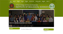 Desktop Screenshot of ibs.uplb.edu.ph