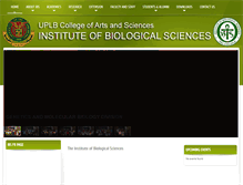 Tablet Screenshot of ibs.uplb.edu.ph